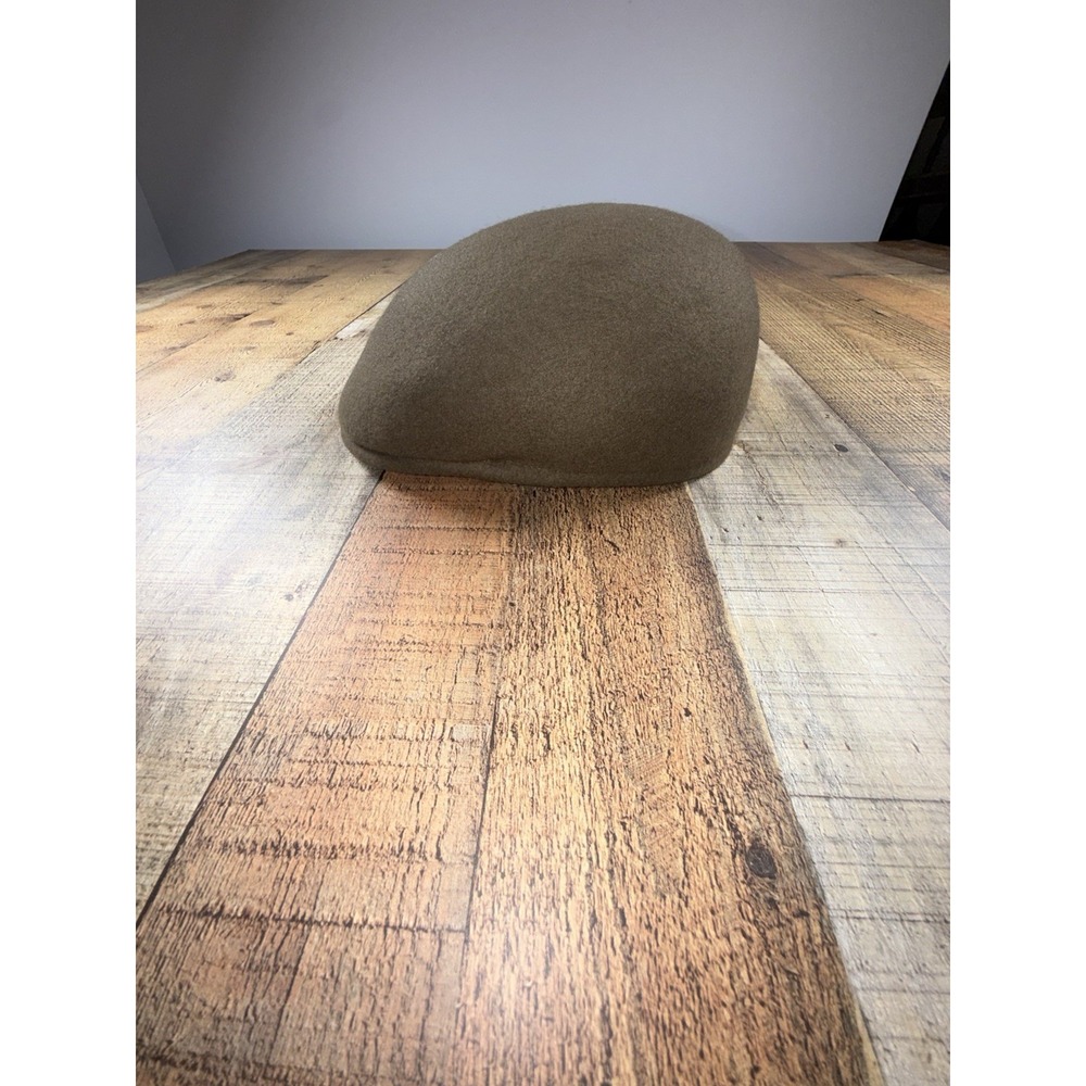 Borsalino Rachel Men's M Brown 100% Wool Felt Ivy Flat Cap Newsboy Made Czech - Picture 4 of 11